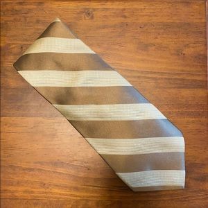 Express Gold Silk Tie